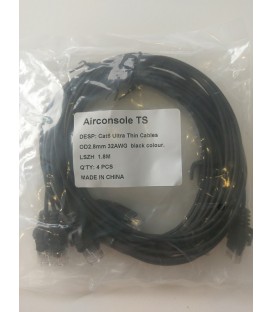 Cat6 Ultra Thin Cables (x4 ) for Airconsole TS